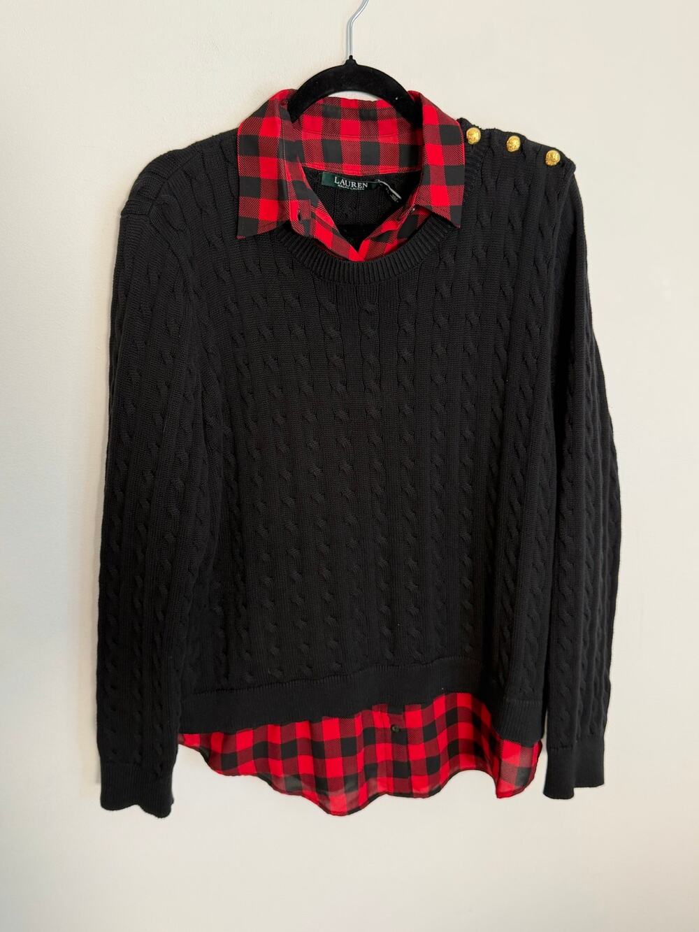 Lauren Ralph Lauren Women's Shirt Sweater size XL